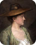 Julia Beck Portrait of a woman oil on canvas